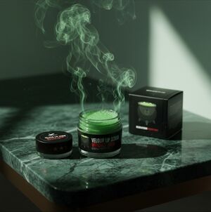 Jeffrey Star Velour Lip Scrub "Witches Brew" NIB